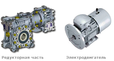 Мотор-редукторы червячные двухступенчатые Motive BOX+BOX